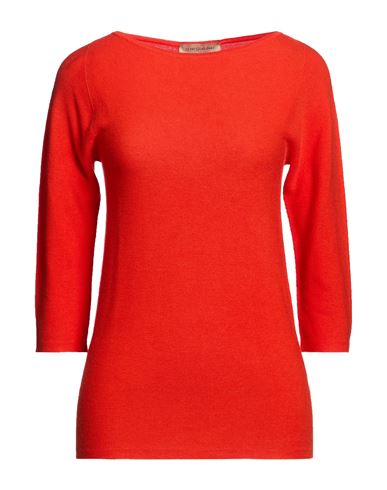 Woman Sweater Orange Size 6 Cotton, Cashmere