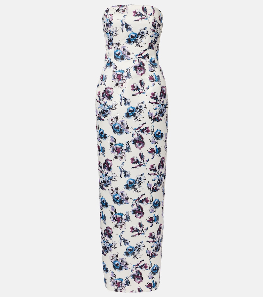 Laelia floral bustier gown