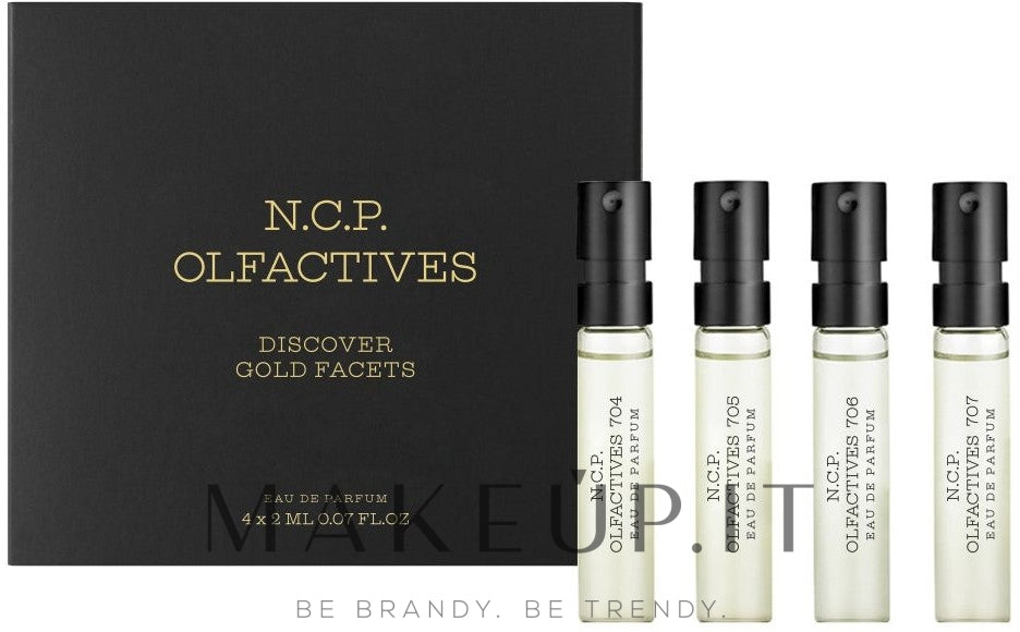 N.C.P. Olfactives Discover Gold Facets Set edp/4x2