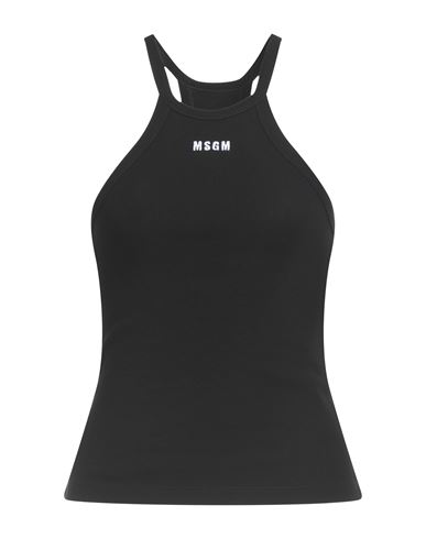 Woman Top Black Size S Cotton, Elastane