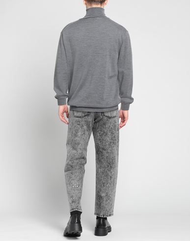 Man Turtleneck Grey Size 46 Virgin Wool
