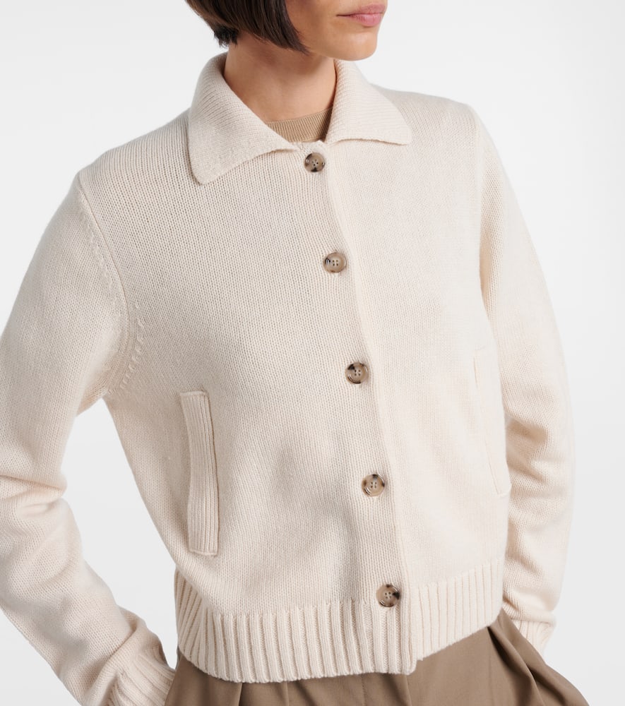 Wool and cashmere cardigan