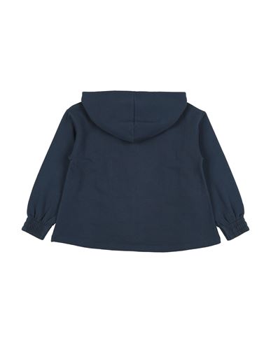 Kid Girl Sweatshirt Navy Size 14 Cotton, Elastane