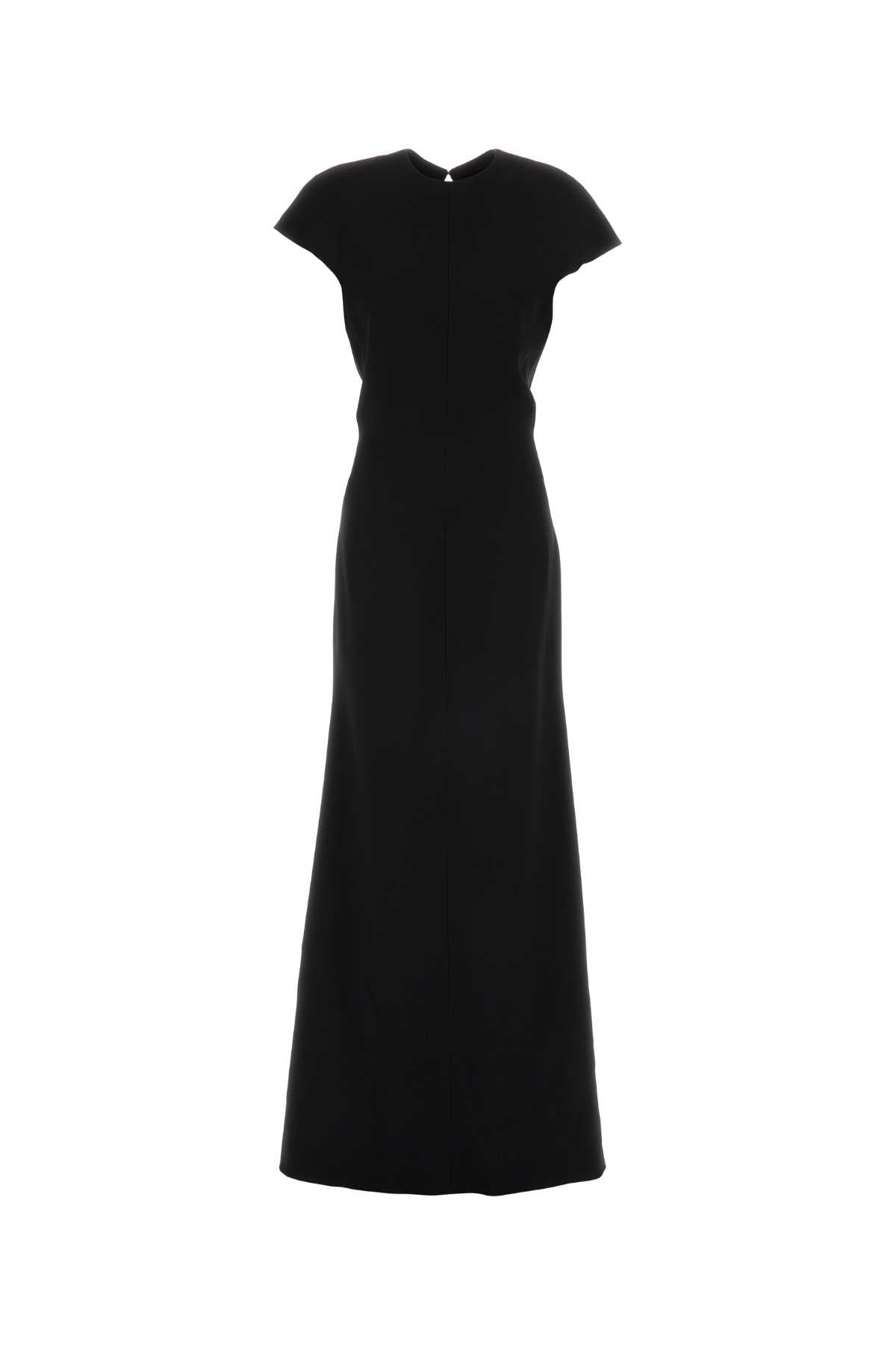 Virgin Wool Dress — Black
