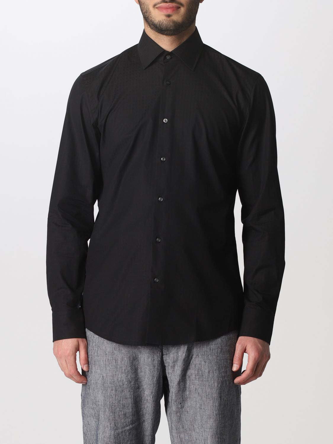 Shirt Men colour Black