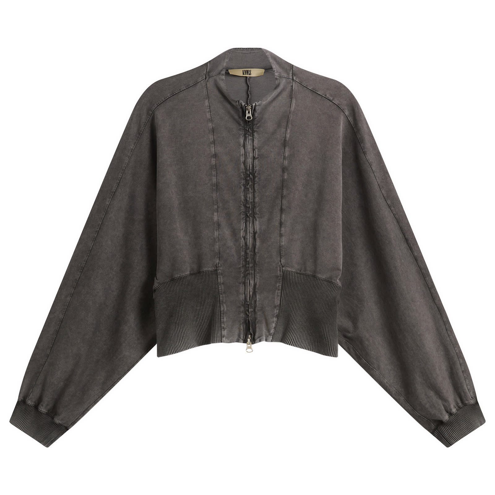 Women's Haze Zip-Up Washed Black