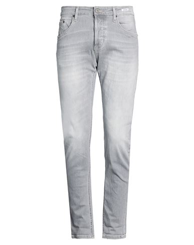 Man Jeans Grey Size 29 Cotton, Elastane