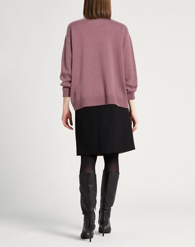 Woman Sweater Mauve Size S Wool, Cashmere