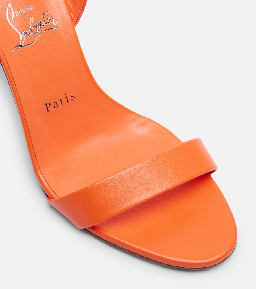 O Marylin 85 leather slingback sandals
