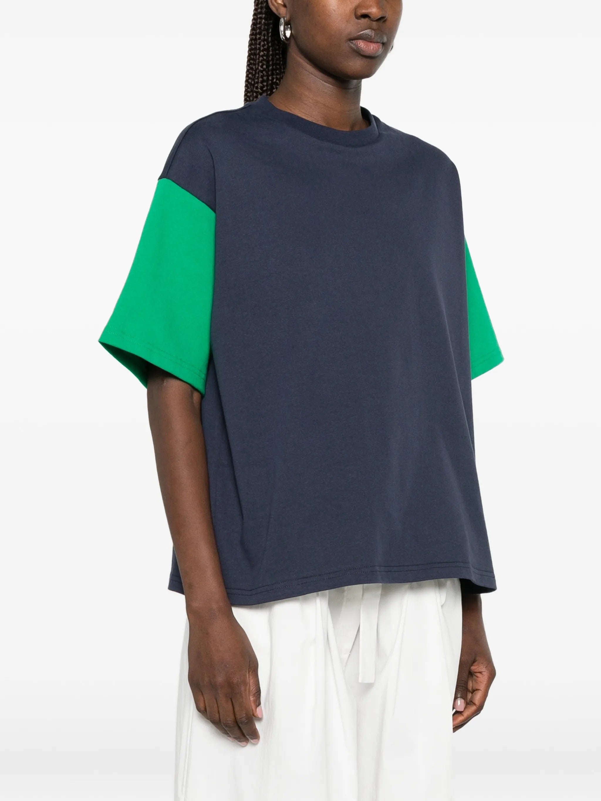 Lii Contrast Sleeve T Shirt