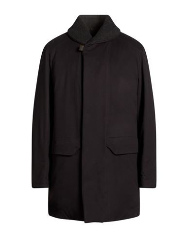 Man Coat Charcoal Size 3XL Virgin Wool, Cashmere, Polyester