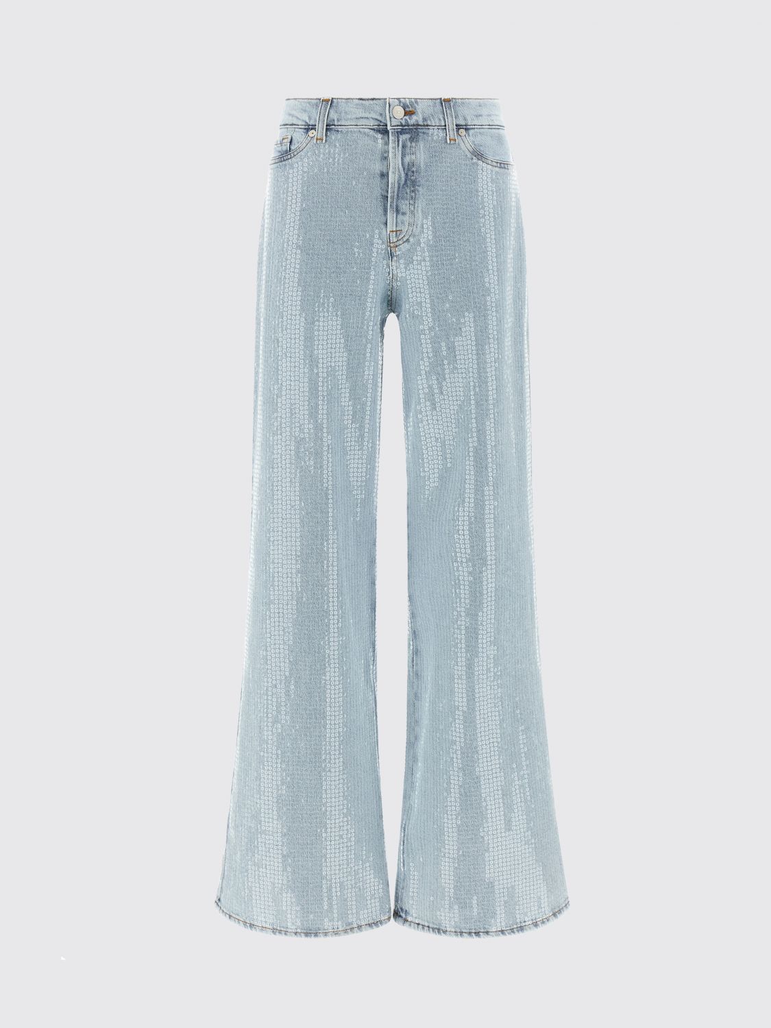Jeans Woman color Gnawed Blue