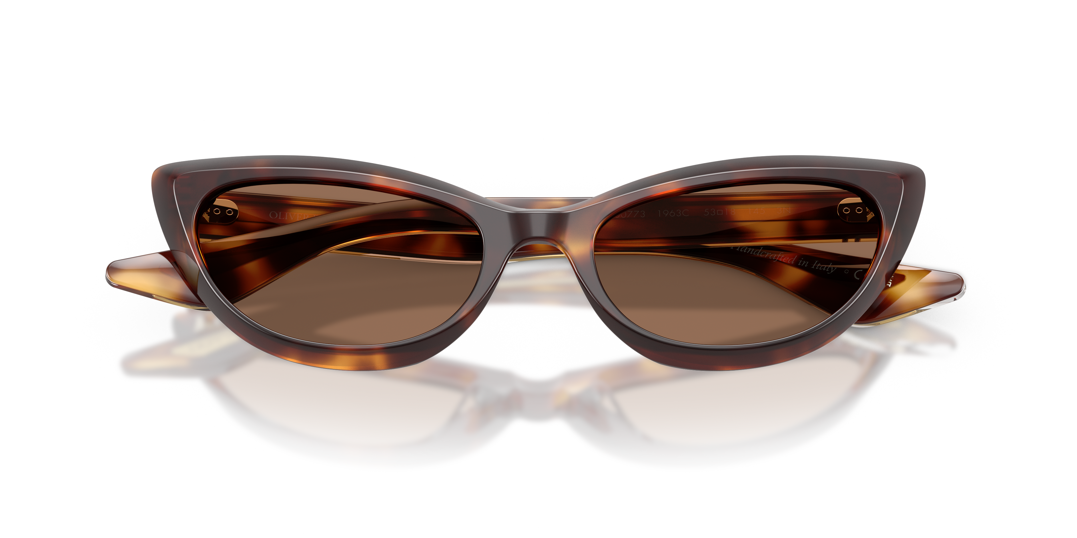 Oliver Peoples Woman Oliver Peoples OV5621SU 1963C 100773 Sunglasses Acetate Turtle Brown Cat Eye Norma