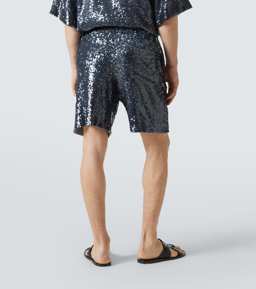Dries Van Noten Sequined Bermuda shorts