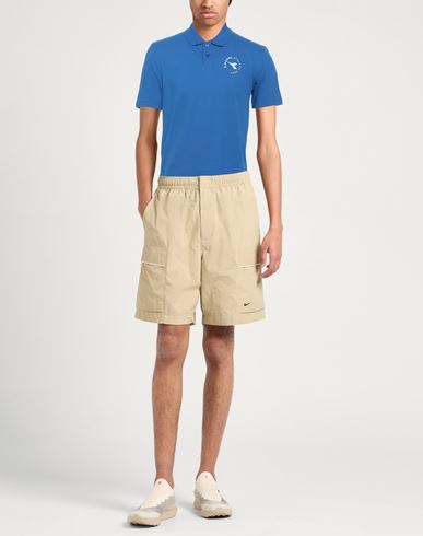 Man Polo shirt Bright blue Size XXL Cotton