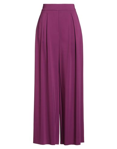 Woman Pants Purple Size 6 Viscose, Elastane