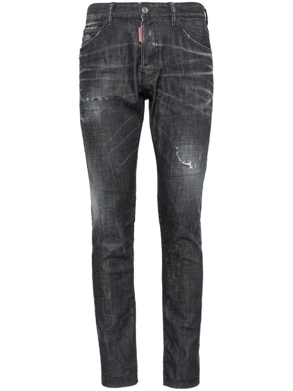Black Stretch Denim Cool Guy Jeans