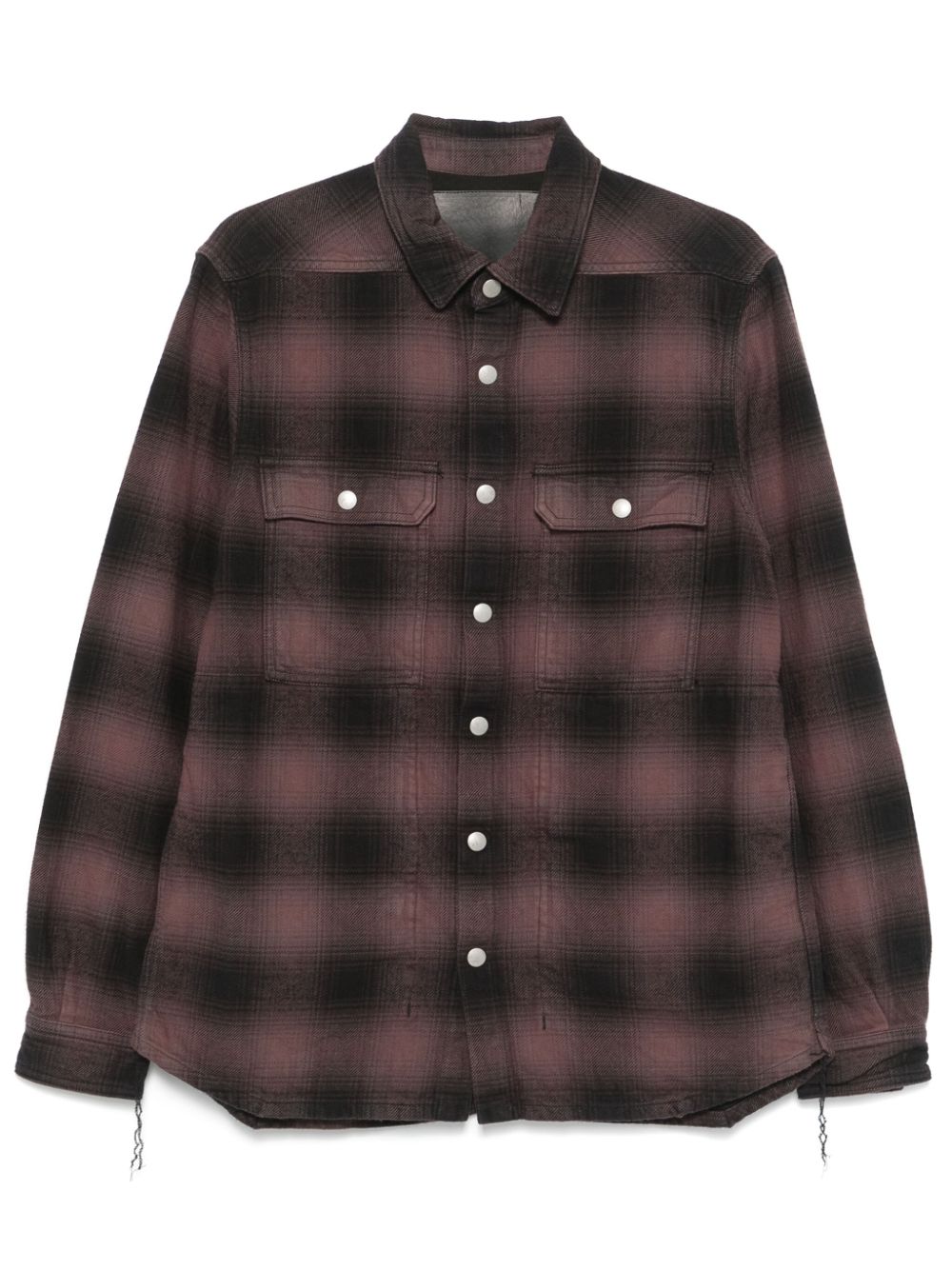 Plaid outershirt - Black