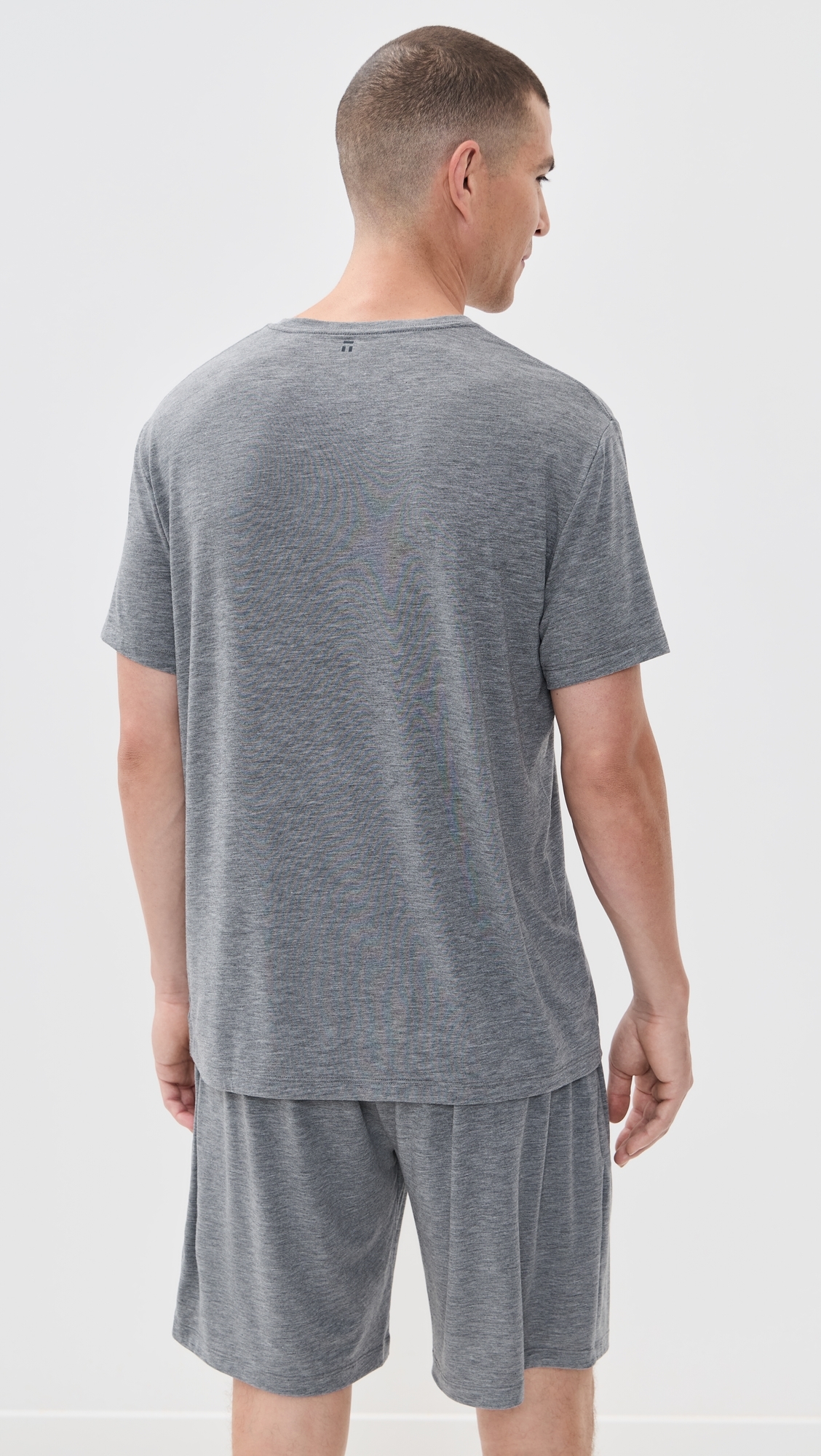 Second Skin Sleep Pocket Tee Medium Grey Heather