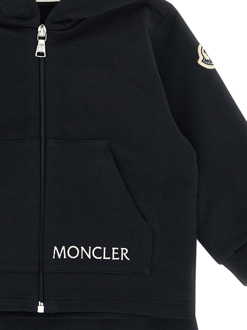 2-Piece Navy Blue Logo Hoodie/joggers Set (Babies)