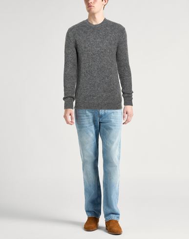 Man Sweater Light grey Size 36 Alpaca wool, Virgin Wool, Polyamide