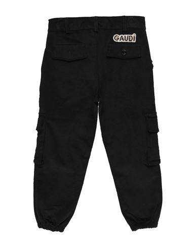 Gaudì Kid Boy Pants Black Size 10 Cotton, Elastane