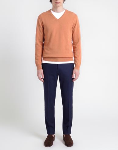 Man Sweater Camel Size M Wool, Cashmere