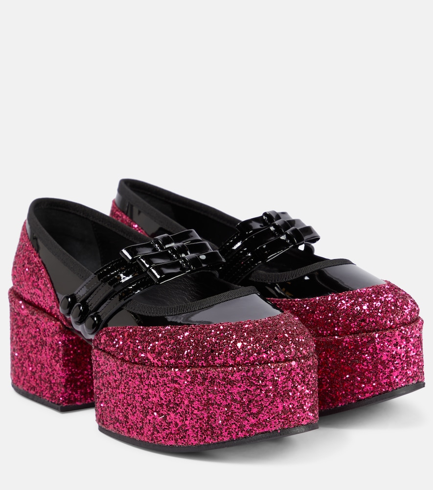 X Repetto platform mary janes