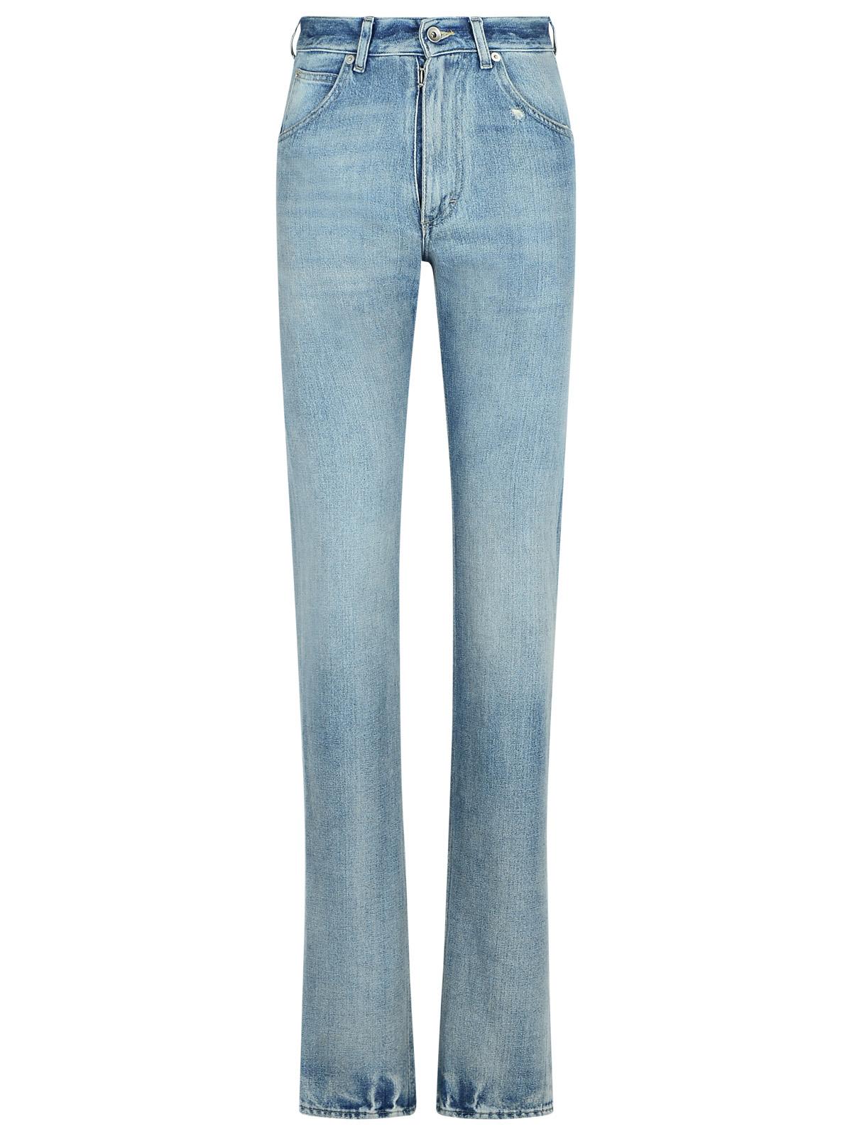 Straight Light Blue Denim Jeans