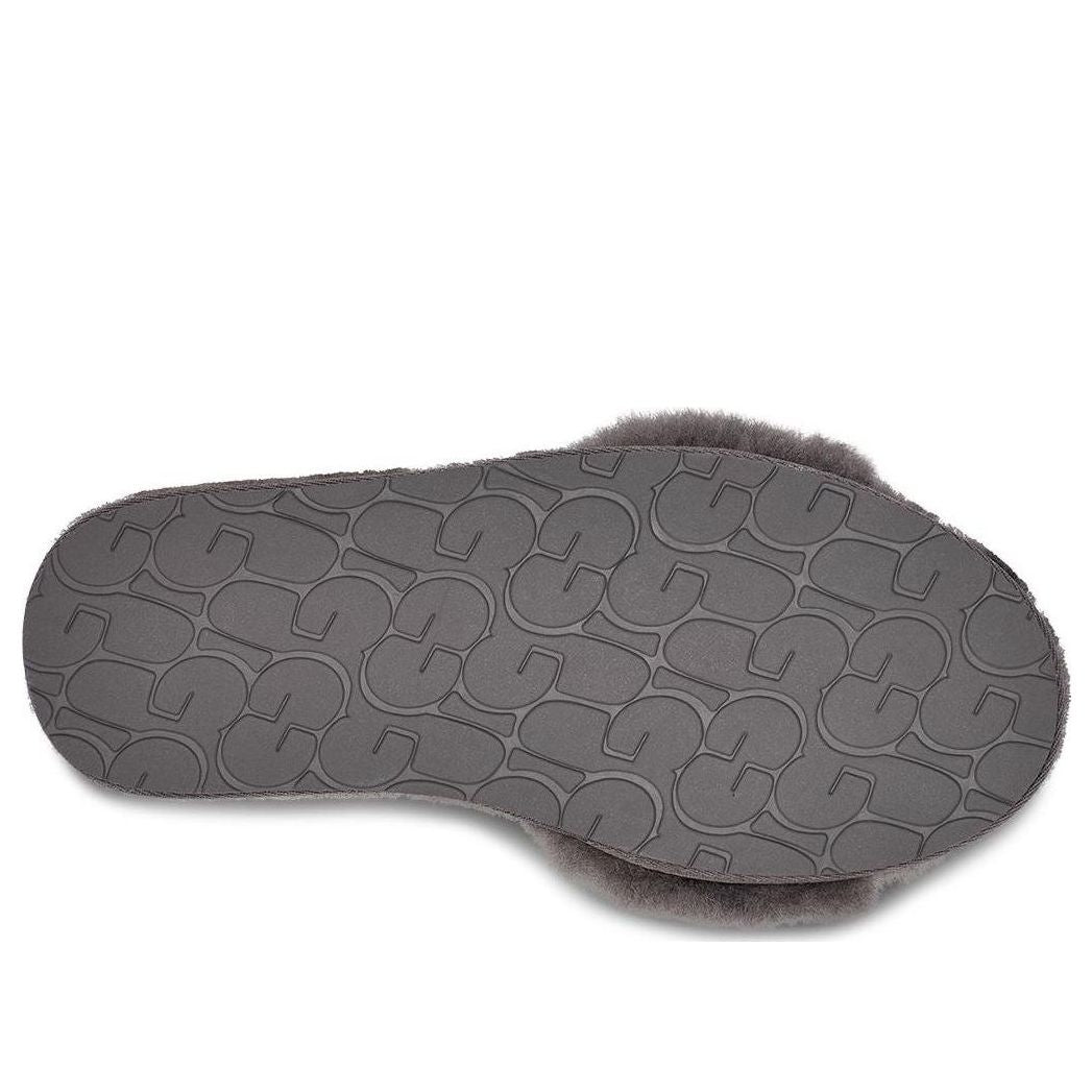 (WMNS) Fluff Slide II 'Charcoal'