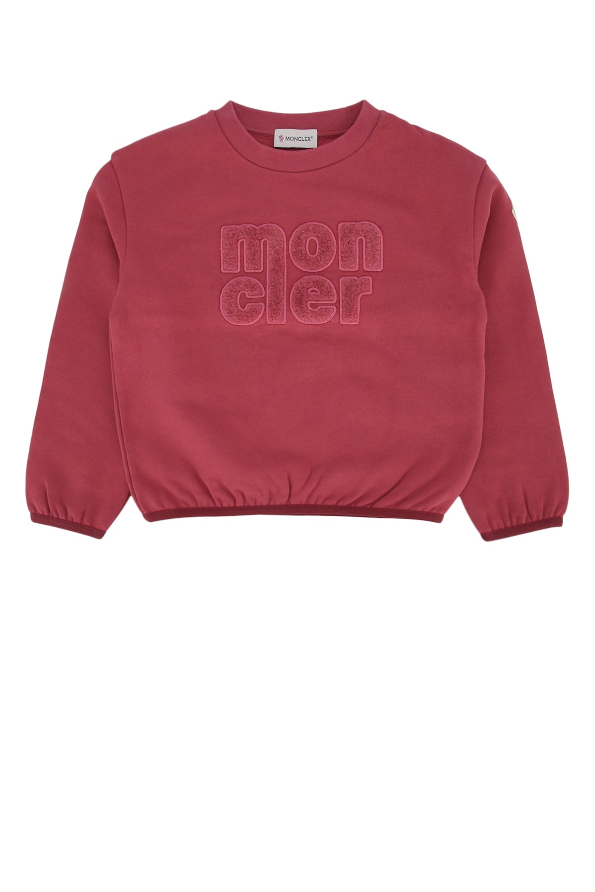 Logo-Embroidered Sweatshirt — Red
