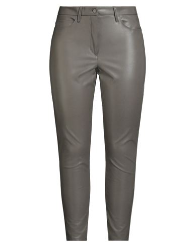 Woman Pants Grey Size 8 Polyurethane, Polyamide