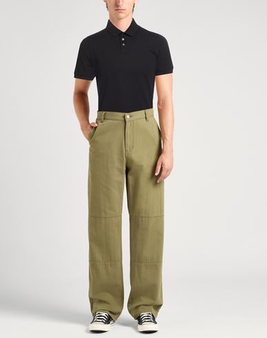 Man Polo shirt Black Size 36 Cotton, Elastane