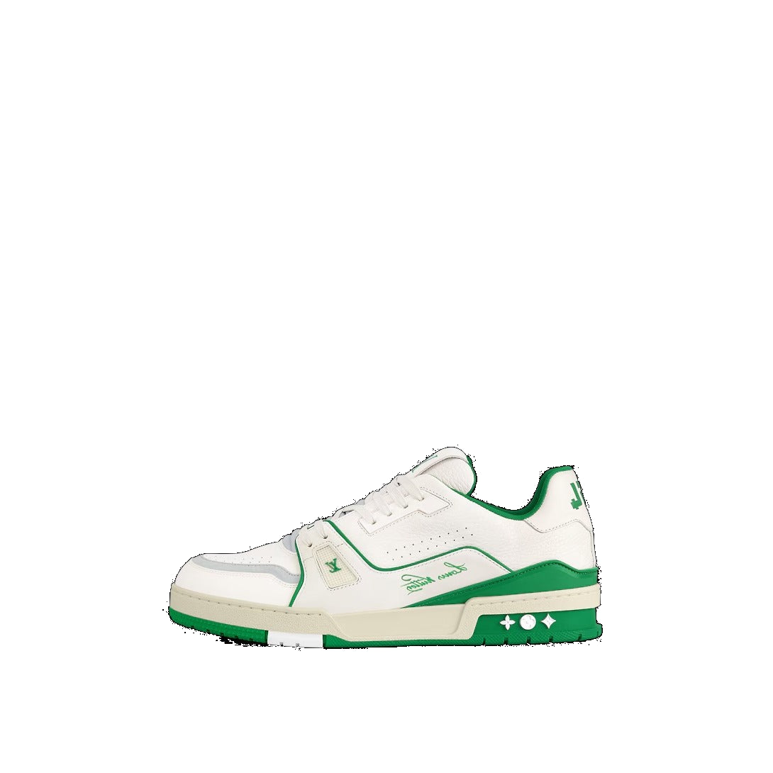 LV Trainer Sneakers 'White Green'