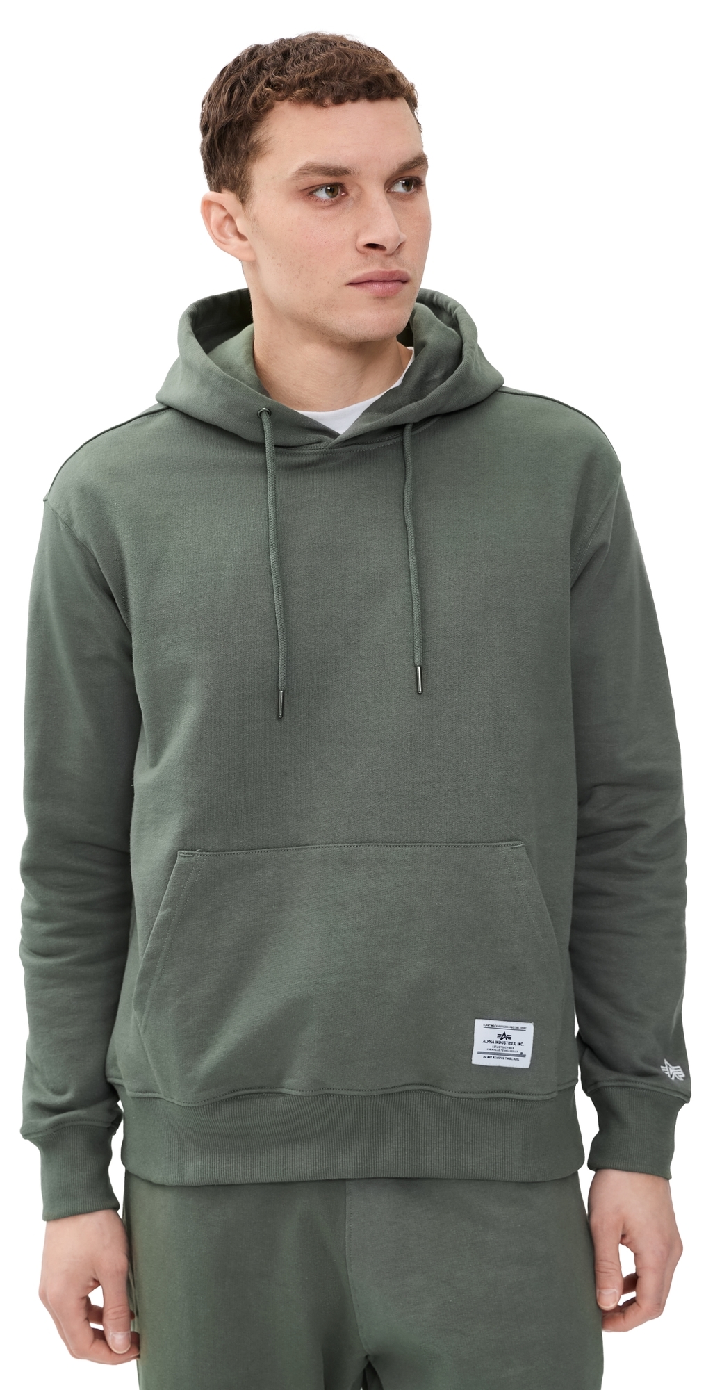 Essential French Terry Hoodie Gen II FIELD GRAY