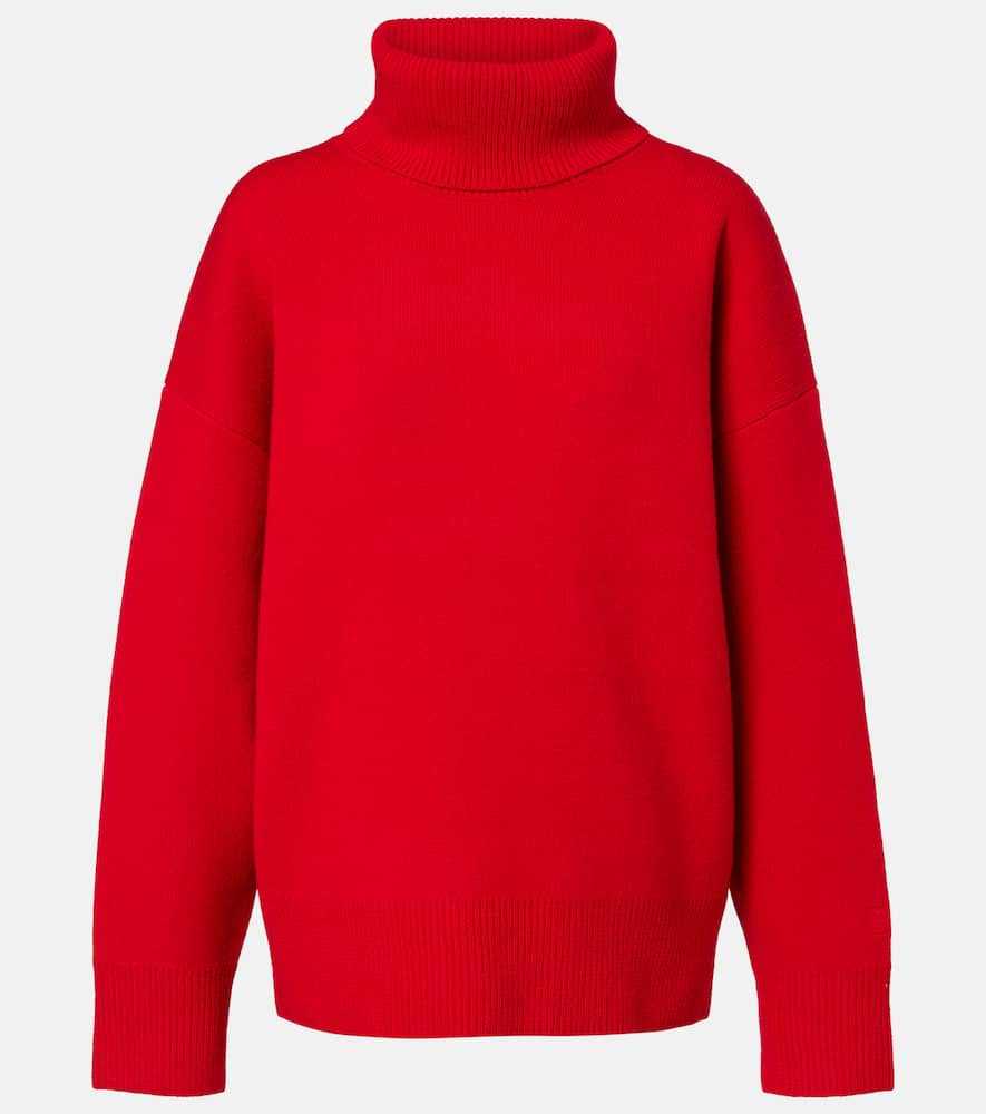 Wool and cashmere-blend turtleneck sweater