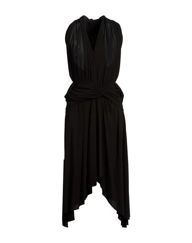 Woman Midi dress Black Size 6 Viscose