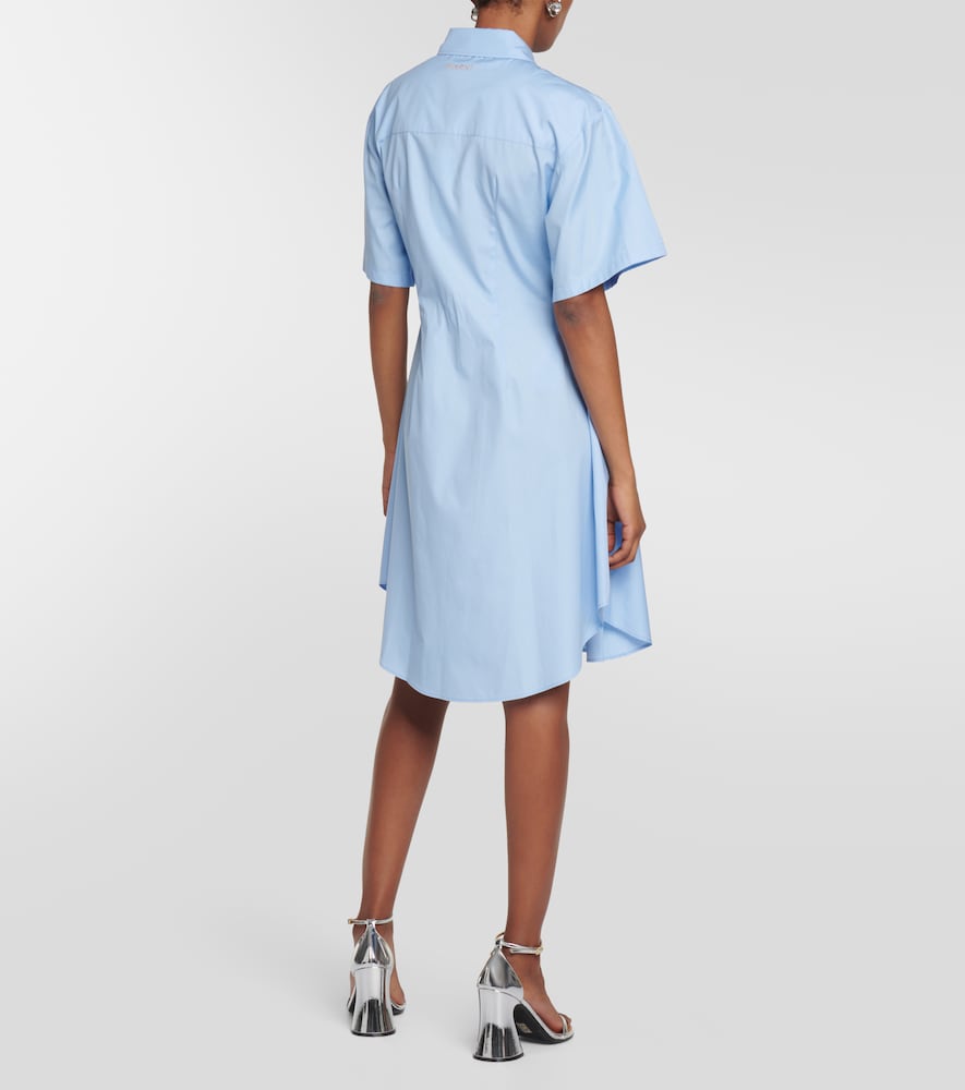 Cotton poplin shirt dress