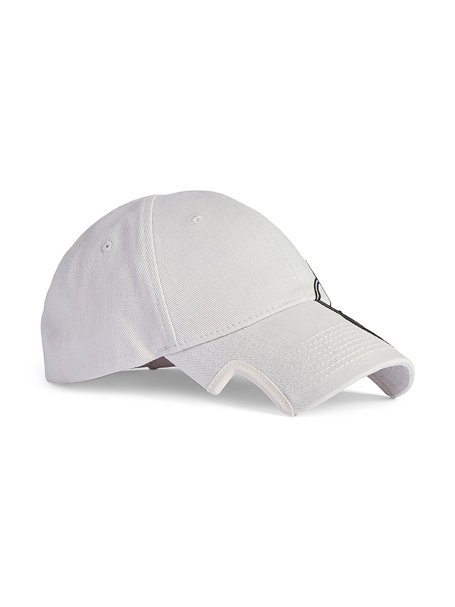 Men's Cursive Cap - Dirty White