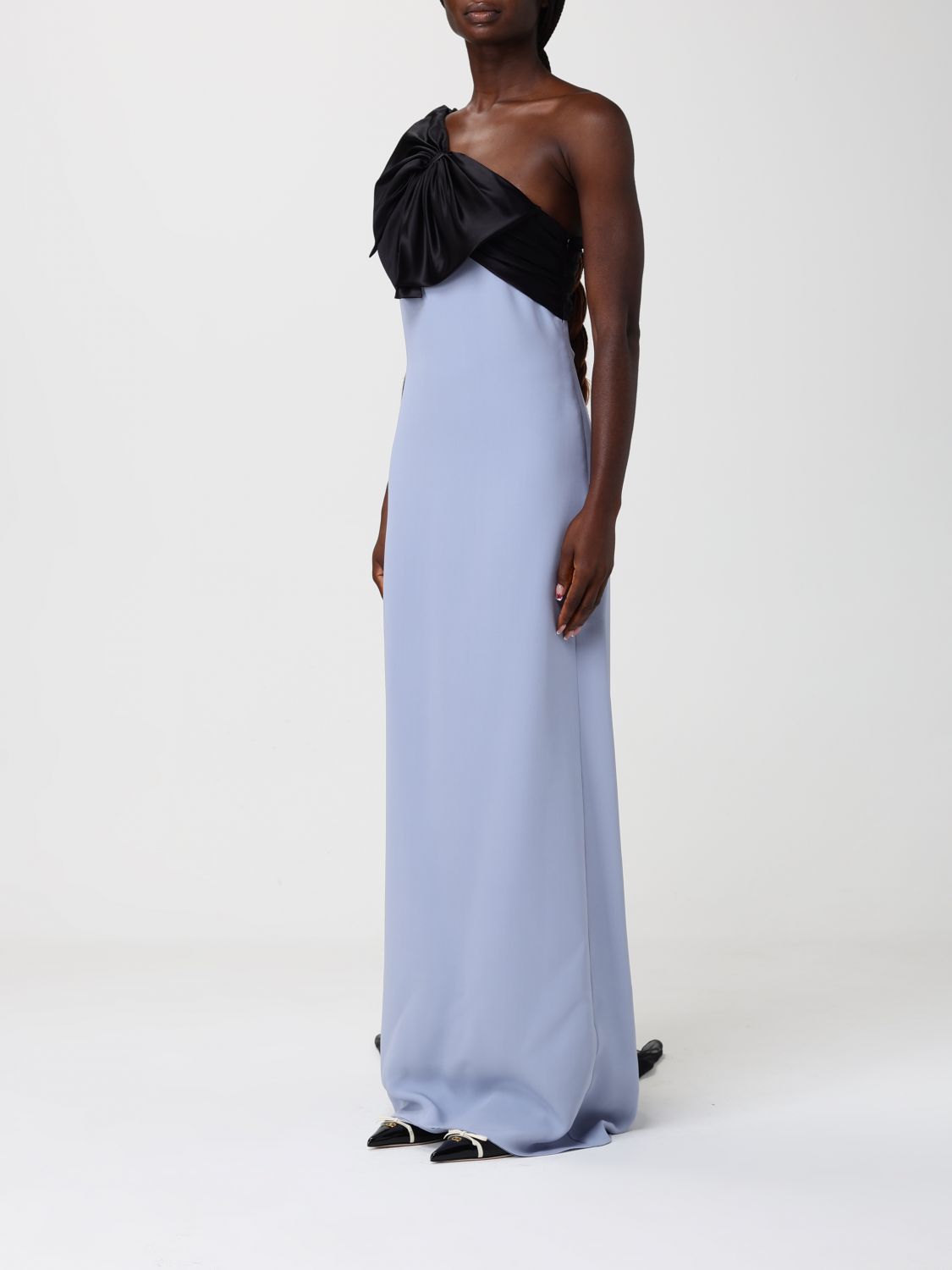 Dress Woman color Gnawed Blue
