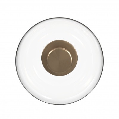 Brushed Brass LED Wall Sconce from the Cosmopolitan Collection