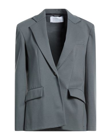Woman Blazer Grey Size 6 Viscose, Polyamide, Elastane