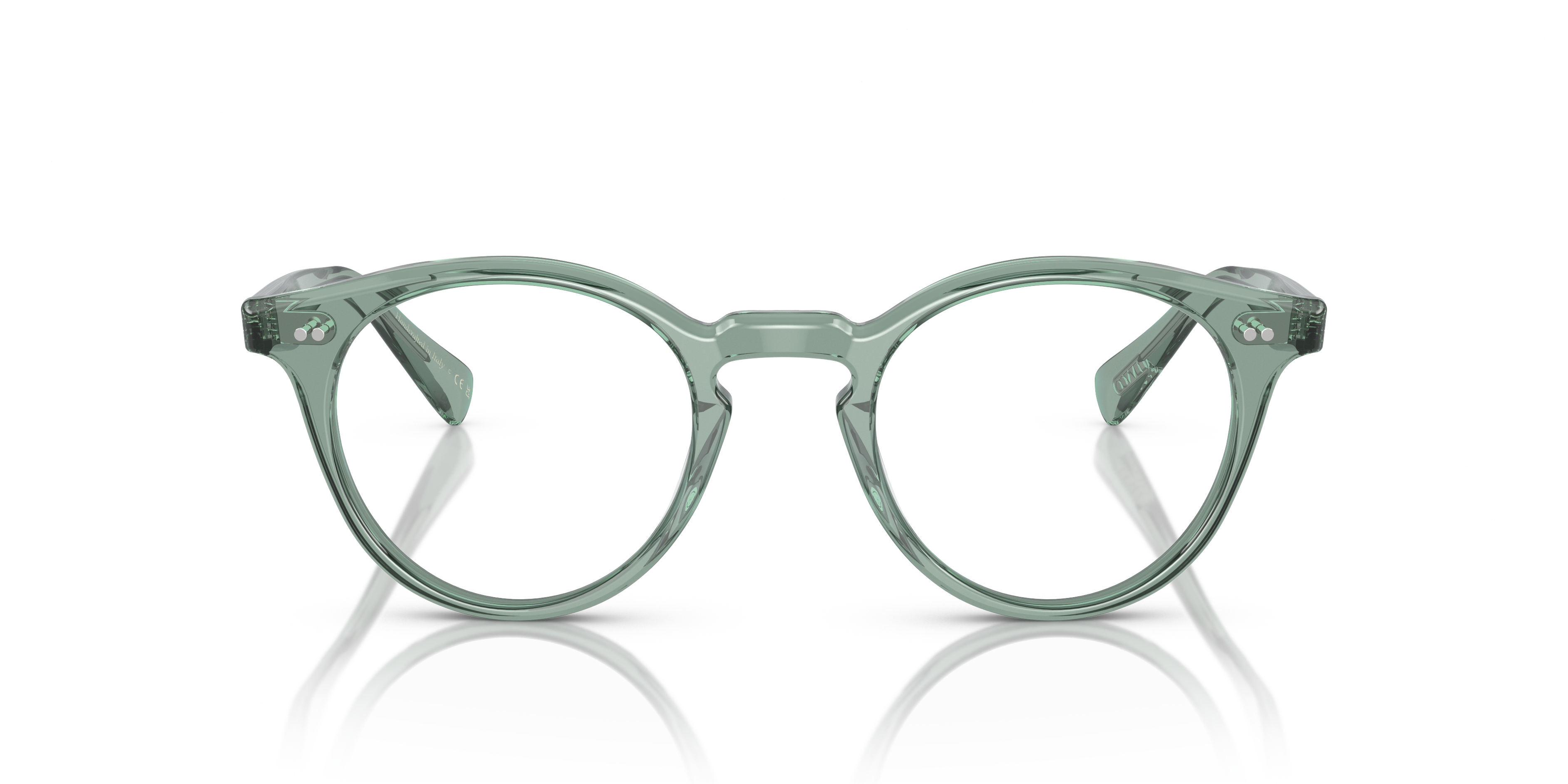 Oliver Peoples Unisex Oliver Peoples OV5459U ROMARE 1547 Optical frames Acetate Green Transparent Pantos Norma
