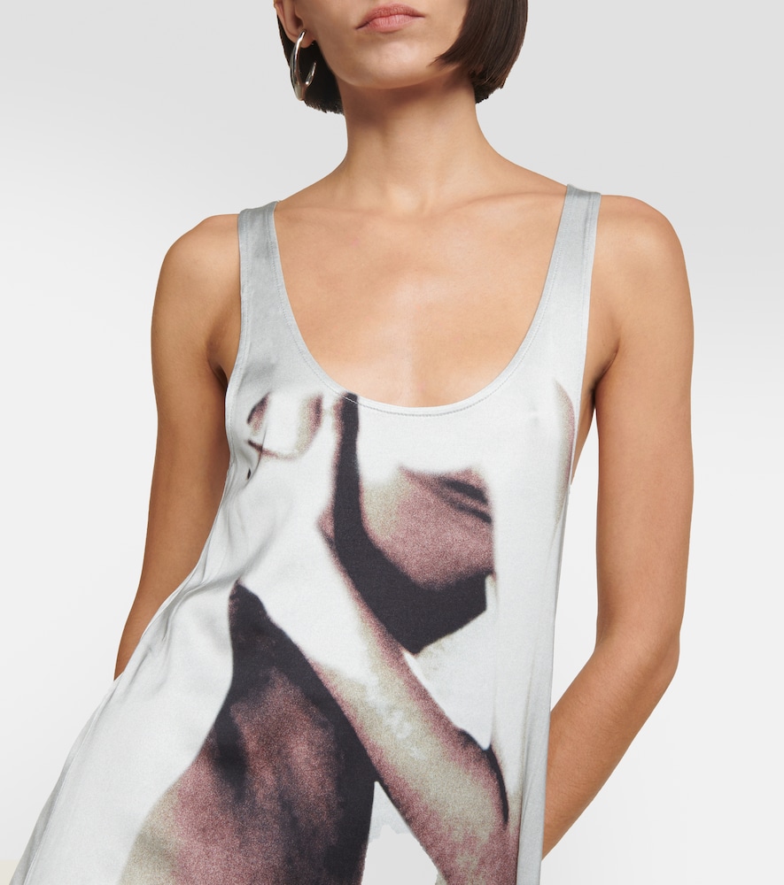 Printed maxi dress