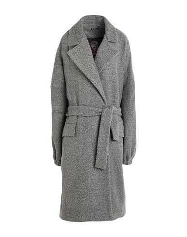 Woman Coat Grey Size 10 Polyester