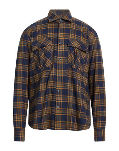 Man Shirt Blue Size 16 Cotton