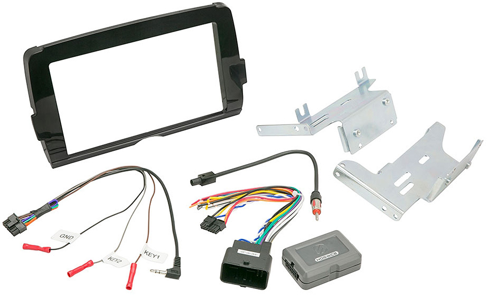 Gloss Black Harley Davidson Dash Kit