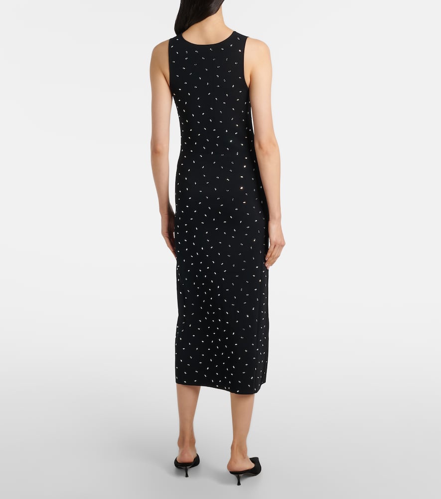 Geordie embellished jersey midi dress