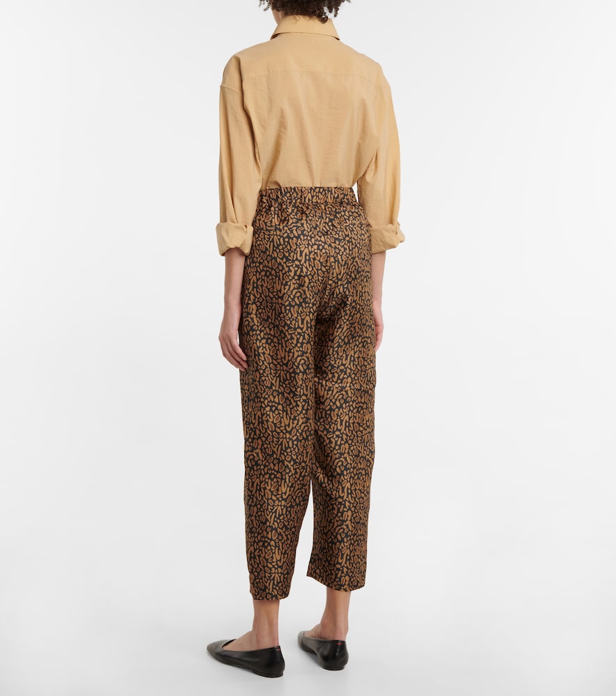 Nanushka Printed silk pants