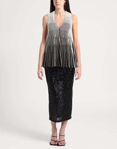 Woman Top Black Size 8 Viscose, Polyamide
